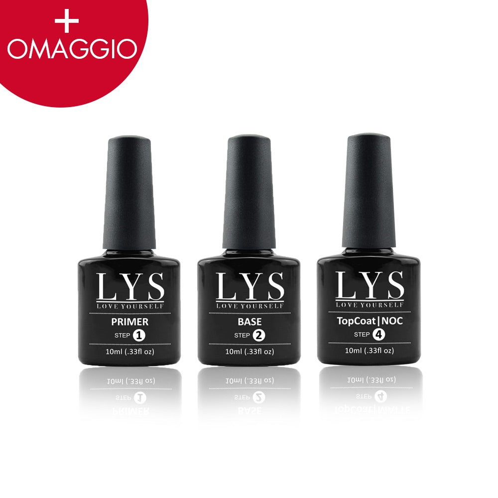 Kit Preparatori: Primer + Base + Top Coat Noc